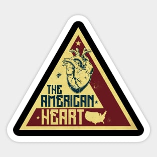 Heart America Proud Sticker